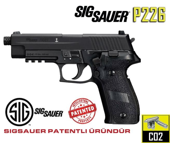 Sig Sauer P226 Siyah Blowback Havalı Tabanca