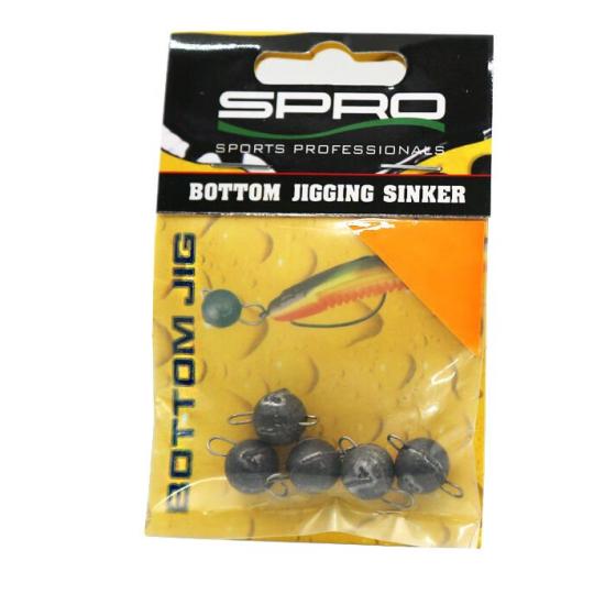 SPRO Rigged Bottom Jig Siyah 7G #5