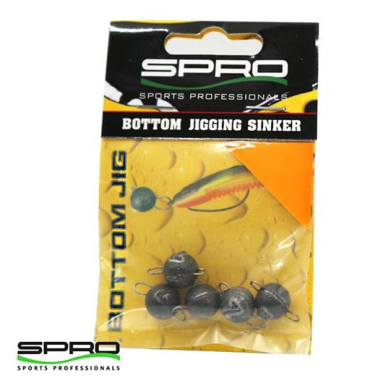 SPRO Rigged Bottom Jig Siyah 10G #5