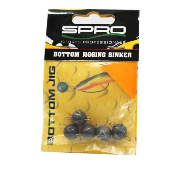 SPRO Rigged Bottom Jig Siyah 14G #5