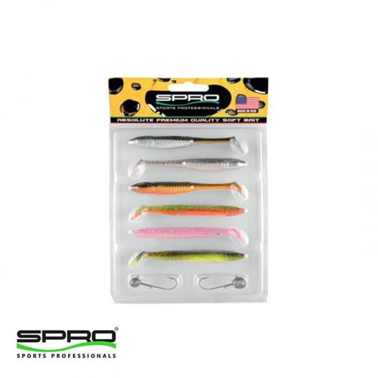 SPRO Ready 4 Fish Sil.Yem & Jig Head Seti D9 1/6