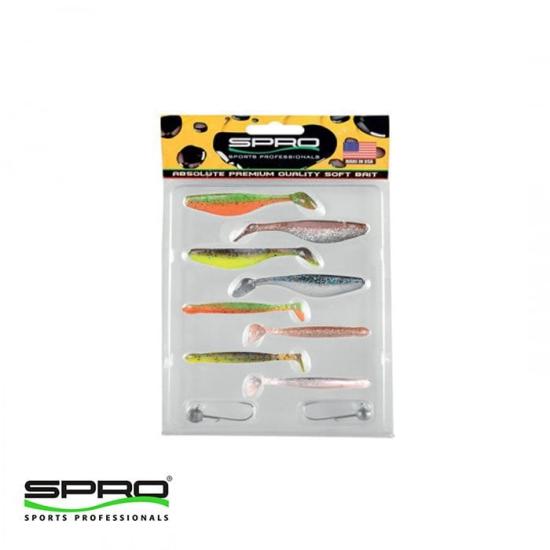 T.SPRO Ready 4 Fish Sil.Yem & Jig Head Seti E7-8 1/8