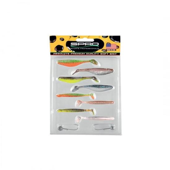 T.SPRO Ready 4 Fish Sil.Yem & Jig Head Seti E7-8 1/8