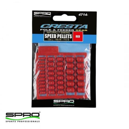 T.D. SPRO Cresta Speedpellet Kırmızı 12L+16M+11S