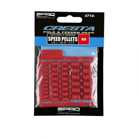 T.D. SPRO Cresta Speedpellet Kırmızı 12L+16M+11S