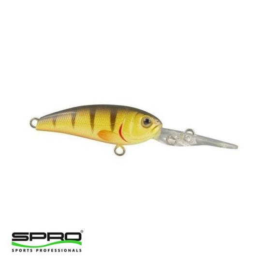 D. SPRO Chibi Shad 40 LL Yellow Perch Maket Yem