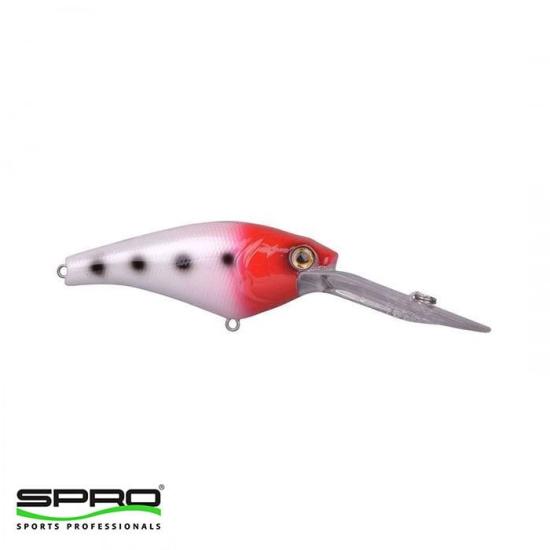 SPRO Big Bullet DD Ghost Dotted Red Head Maket Yem