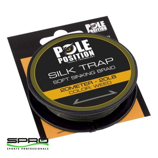 SPRO Polep Silk Trap Sinking Braid 20LB WEED 20M