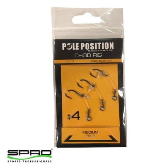 T.D. SPRO Pole Position Chod Rigs Hazır Beden No:4