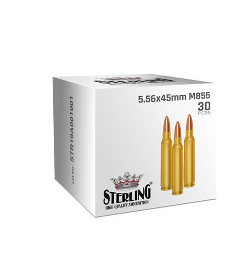 STERLING 5,56x45mm M855 FMJ Çelik Çekirdekli