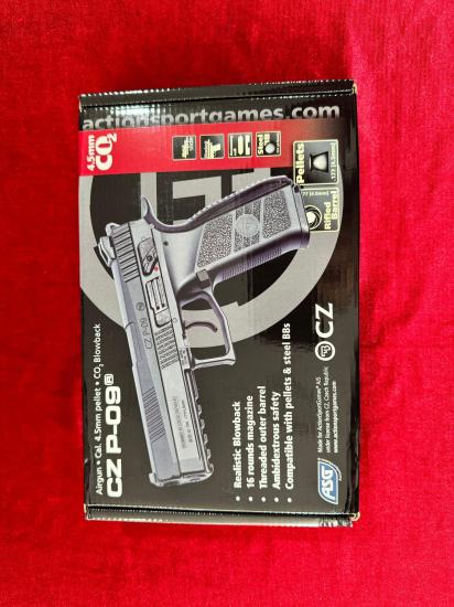 ASG CZ 75 P09 Siyah Blowback Havalı Tabanca