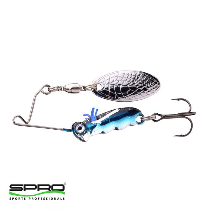 SPRO%20Larva%20SpinnerBait%204CM%207G%20Chrome%20Blue