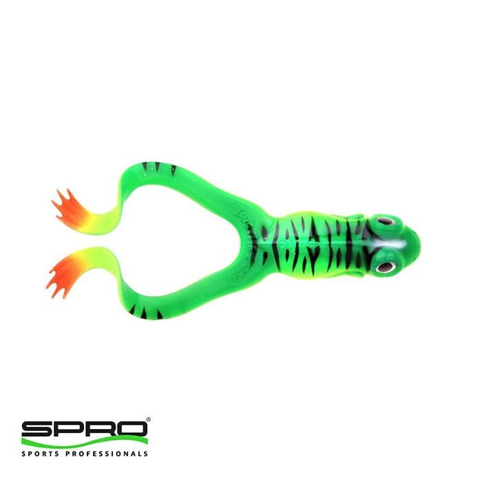 SPRO%20Iris%20The%20Frog%2010Cm%20Silikon%20Yem%20UV%20Firetiger