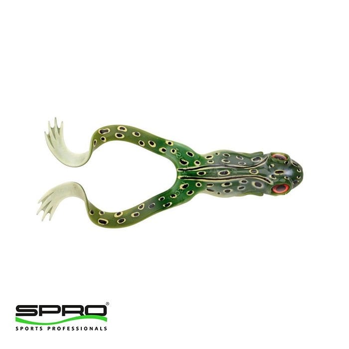 SPRO%20Iris%20The%20Frog%2010Cm%20Silikon%20Yem%20UV%20Natural%20Gre