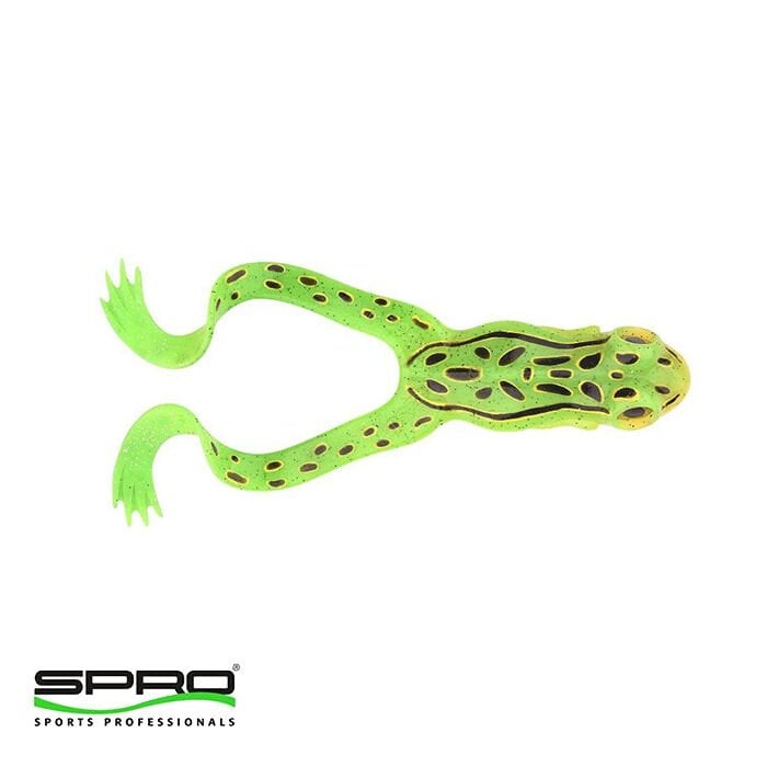 SPRO%20Iris%20The%20Frog%2010Cm%20Silikon%20Yem%20UV%20Fluo%20Green