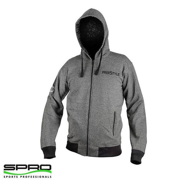 SPRO%20FreeStyle%20Gri%20X%20BK%20Kapüşonlu%20-%20XL