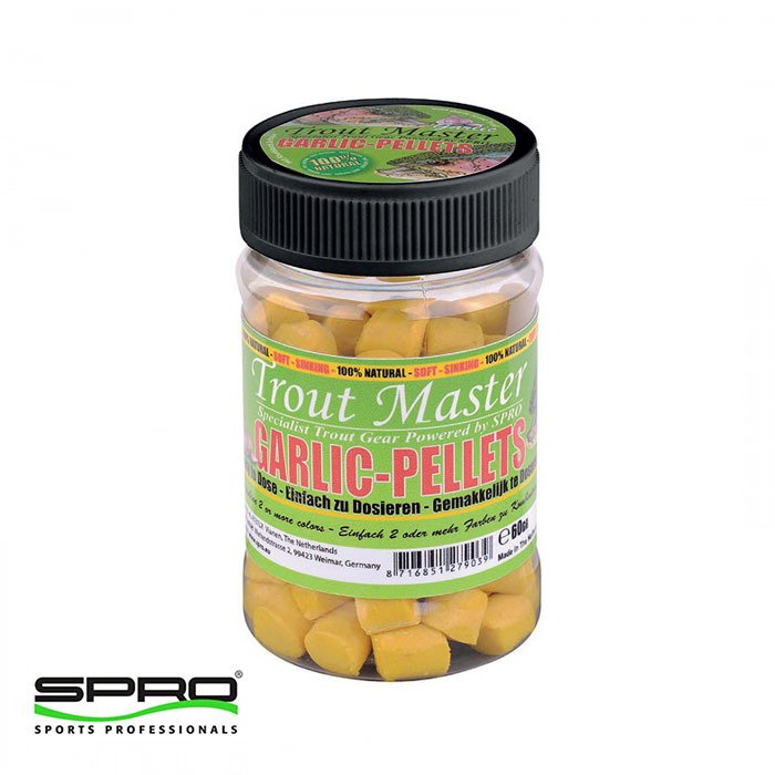 SPRO%20TM%20Garlic-Pellets%2060G%20Sarı%20Alabalık%20Yemi